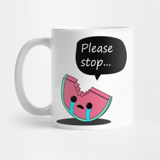 Crying Watermelon Mug